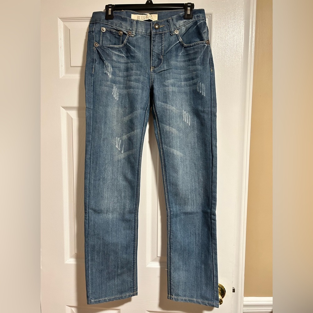 Blue Rag Denim Blue Distressed Jeans - Size 30